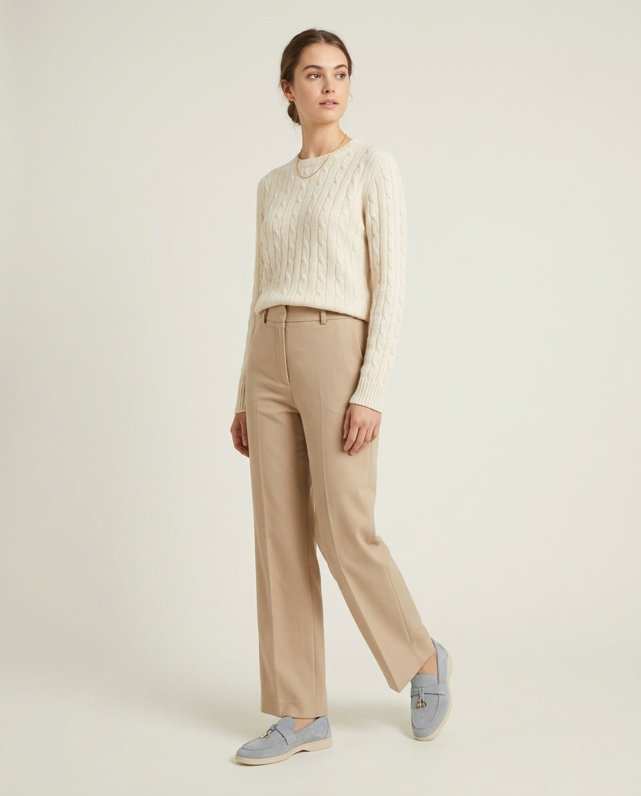 Suede Lady Loafers - Fog Blue