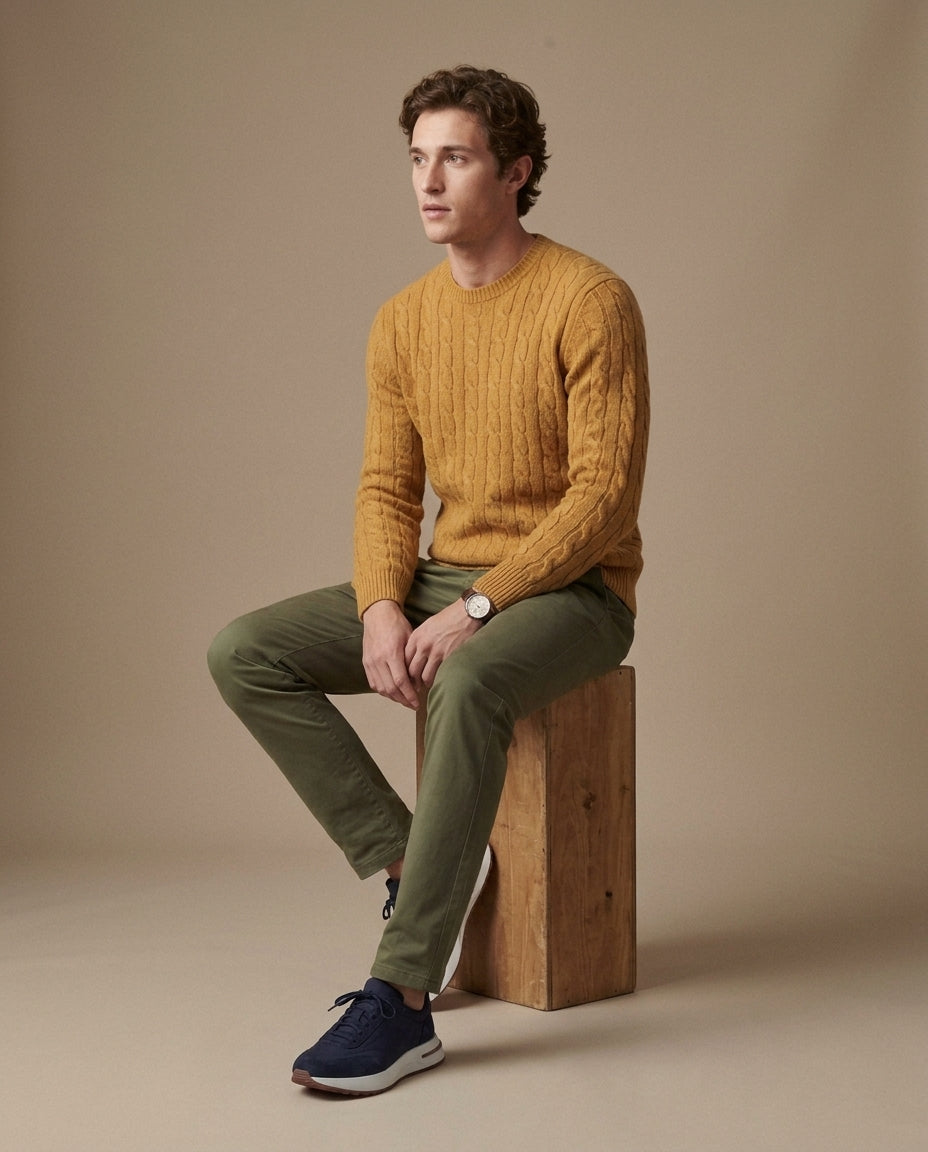 Valmont Sneaker - Navy
